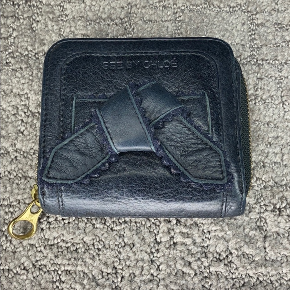 SeeByChloe Leather Wallet with Coin